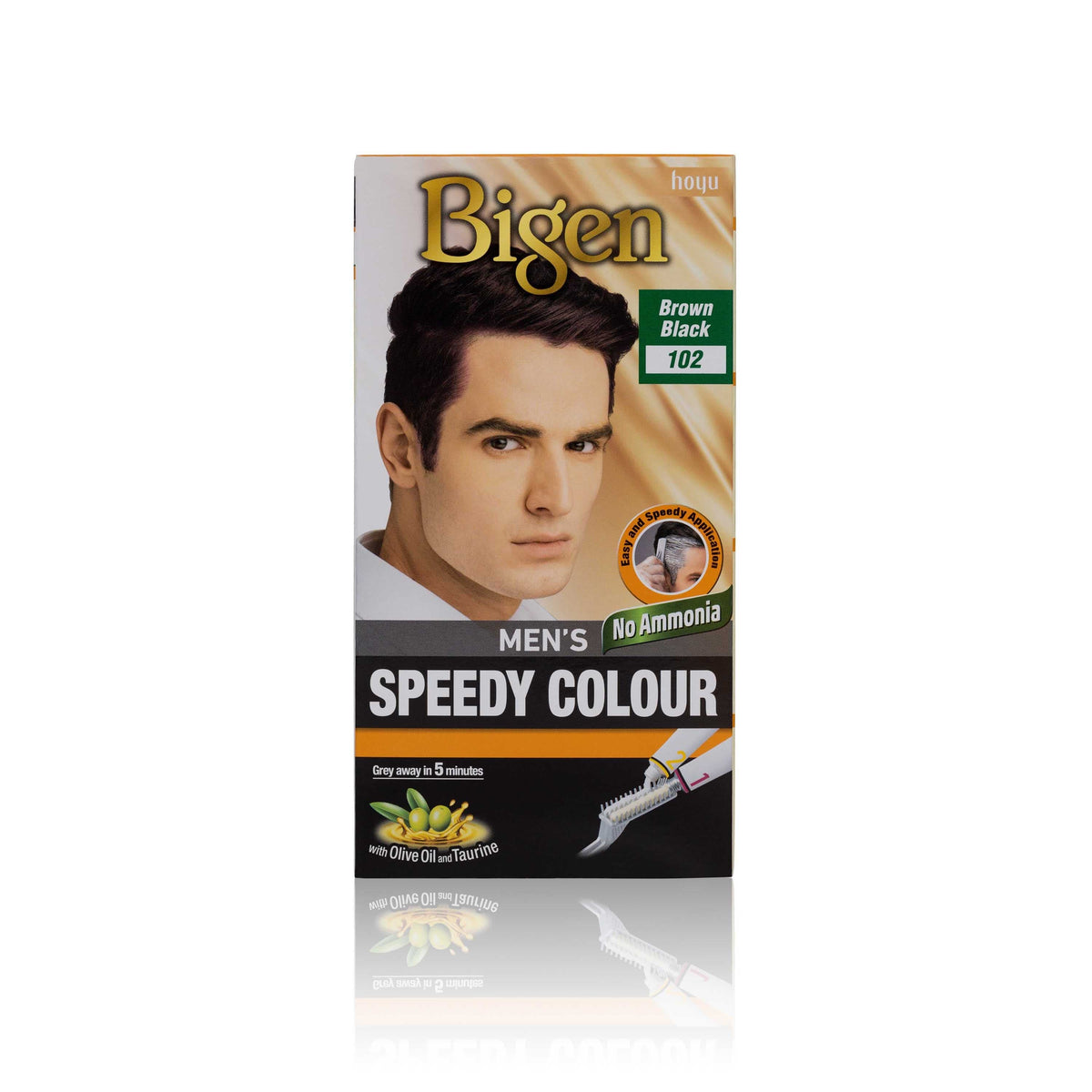 BIGEN MEN'S 102 BROWN BLACK SPEEDY COLOUR