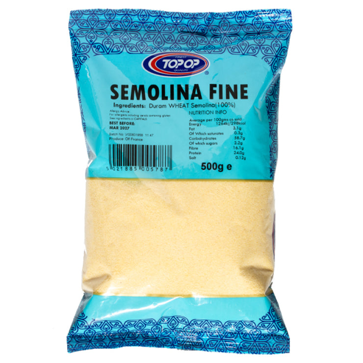 TOPOP Semolina Fine 500g
