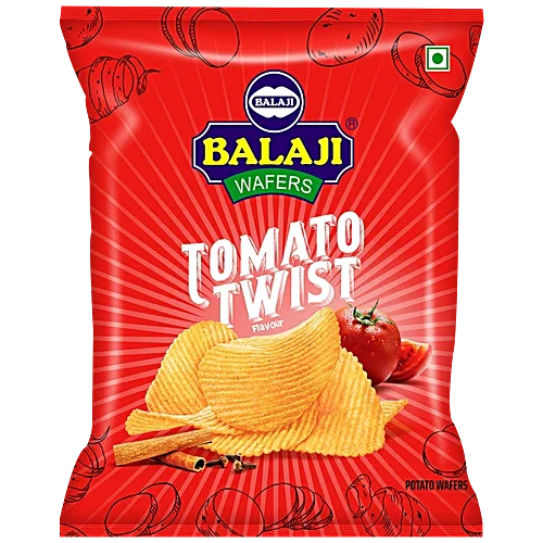 BALAJI TOMATO TWIST MASTI CRISPS 150G