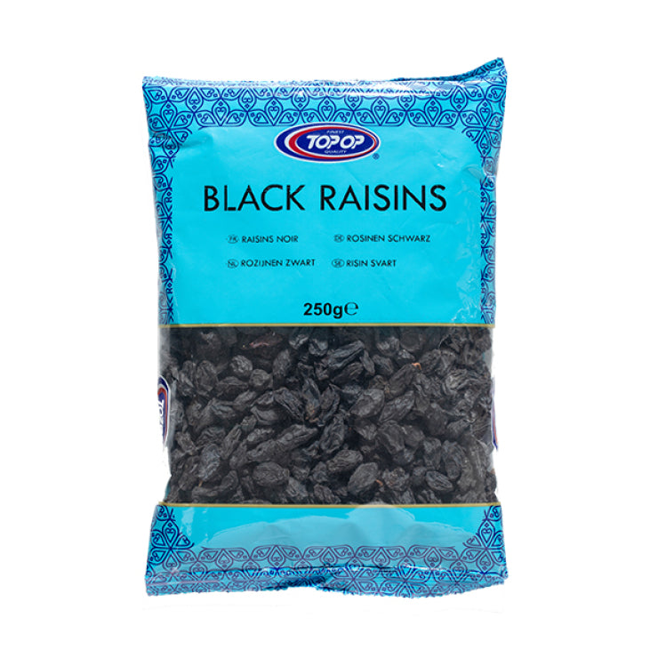 TOPOP BLACK RAISINS 750G