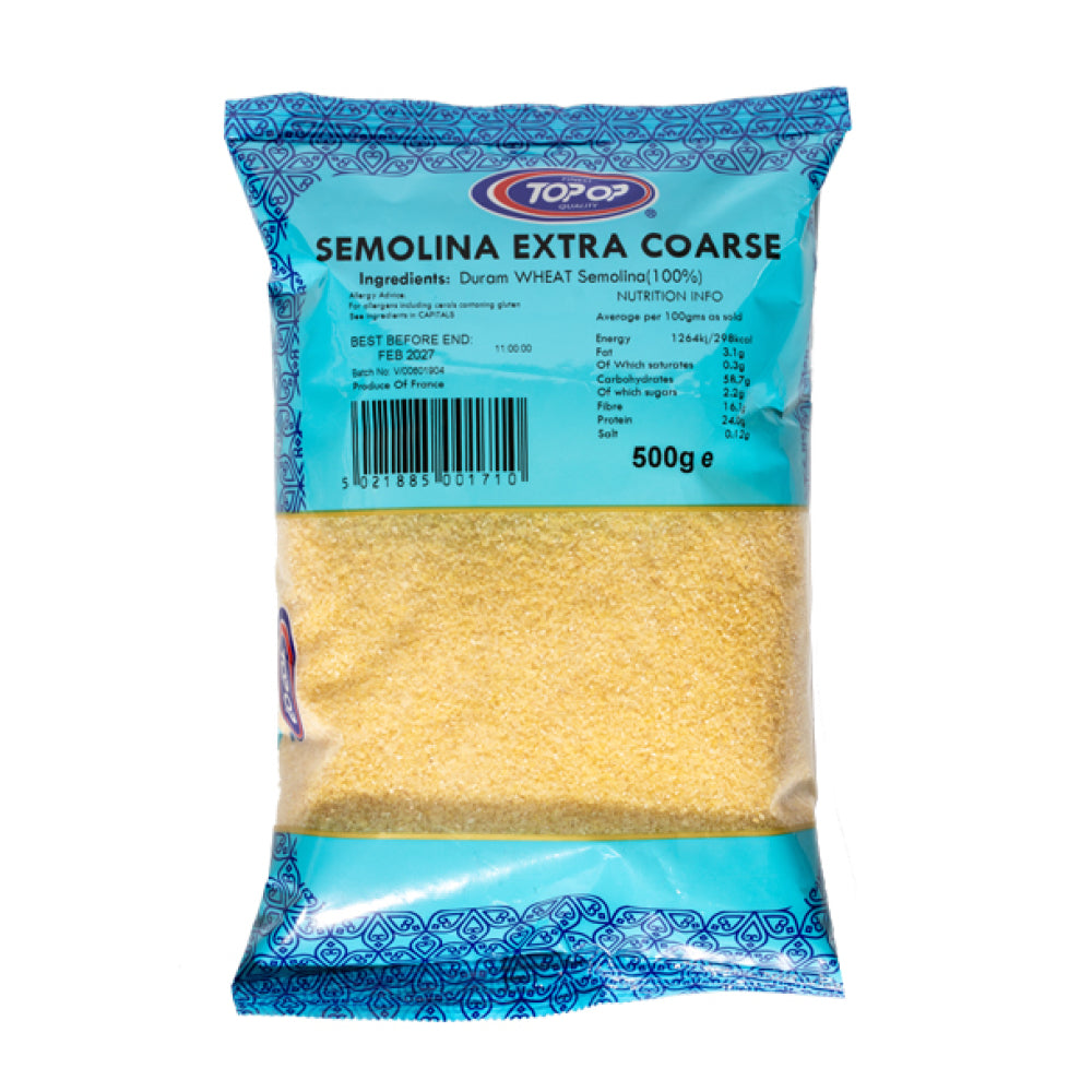 TOPOP SEMOLINA EXTRA COARSE 500G