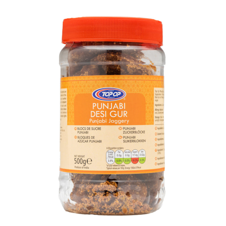 TOPOP PUNJABI DESI GUR 500G