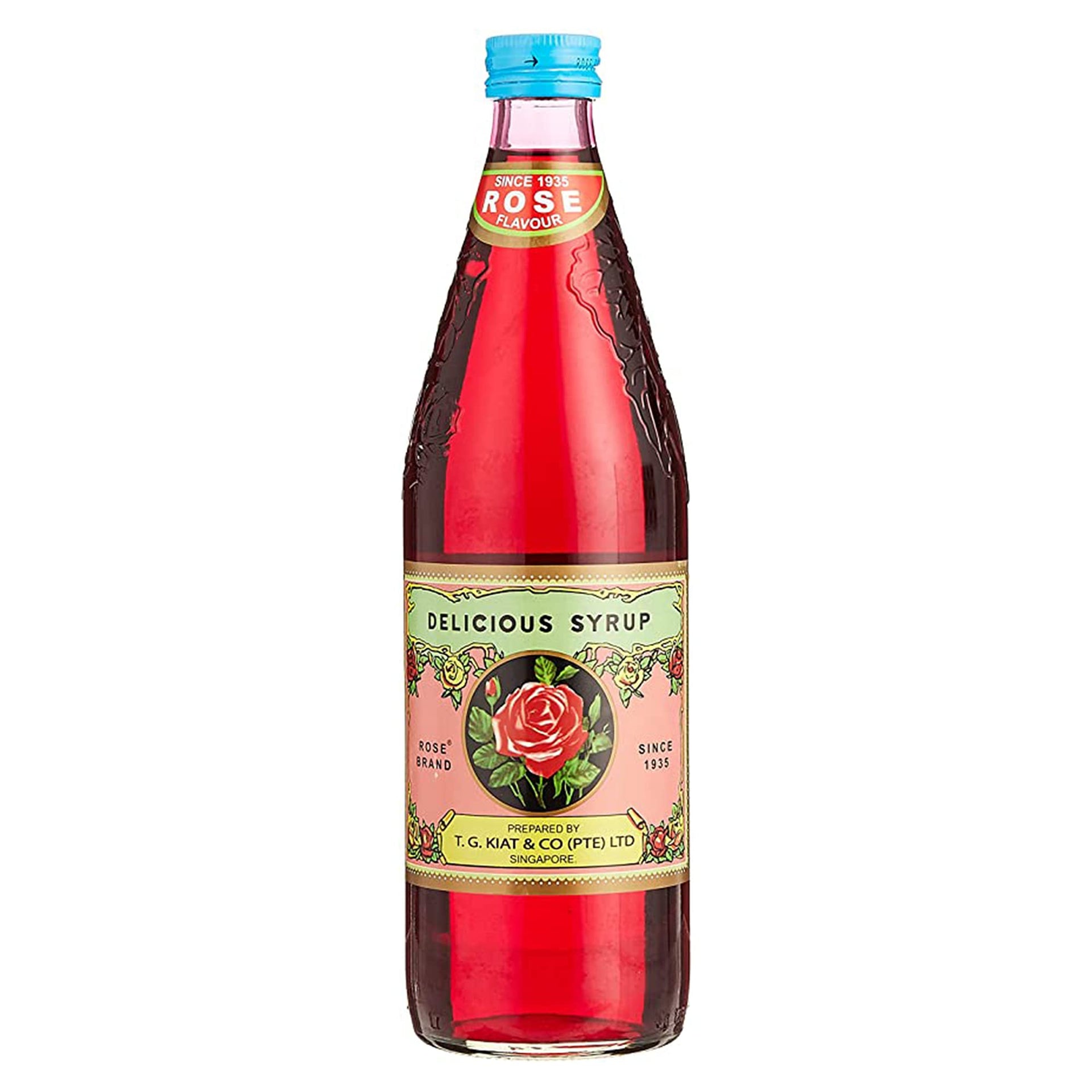 T G Kiat Rose Syrup 750Ml