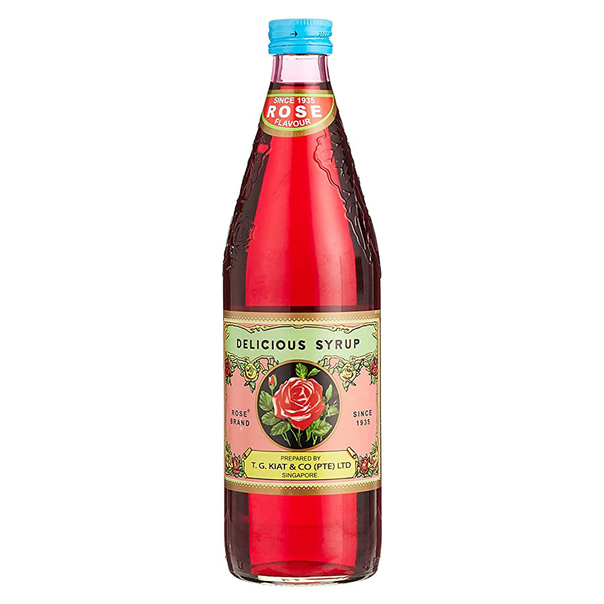 T G Kiat Rose Syrup 750Ml