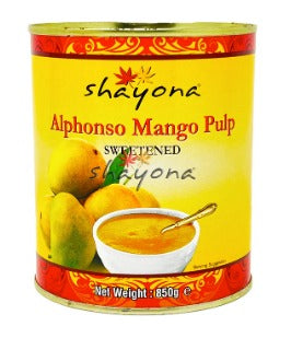 Shayona Alphonso Mango Pulp 850Gm