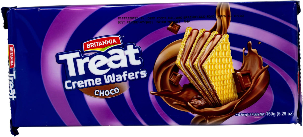 Britannia Treat Cream Wafers Chocolate 150g