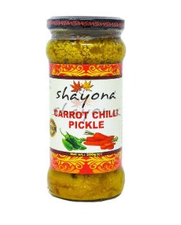 Shayona Carrot Chilli Pickle 400Gm