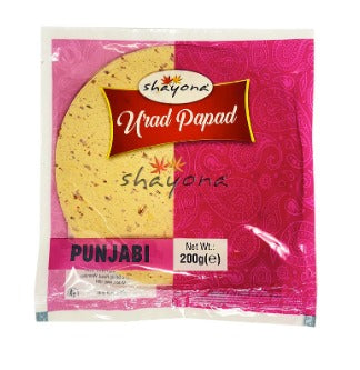 Shayona Punjabi Urad Papad 200g
