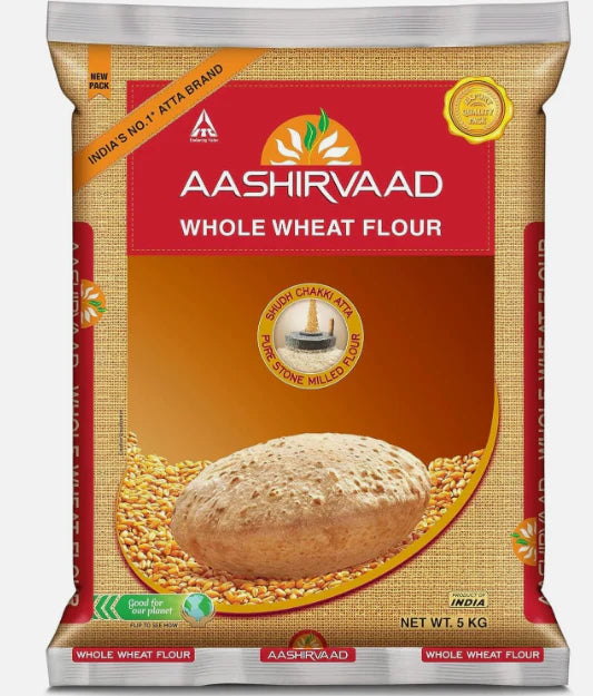 AASHIRVAAD WHOLE WHEAT FLOUR 5KG