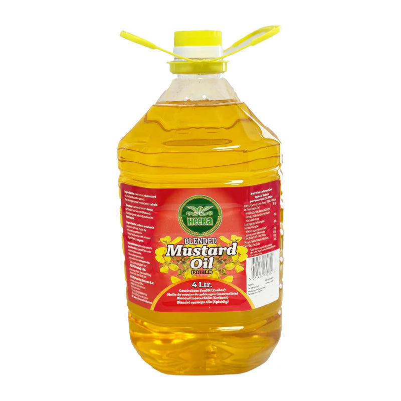 Heera Edible Blended Mustard Oil 4Ltr