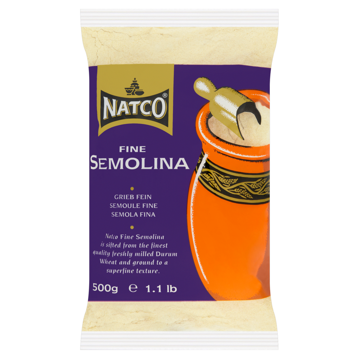 Natco Fine Semolina 500g