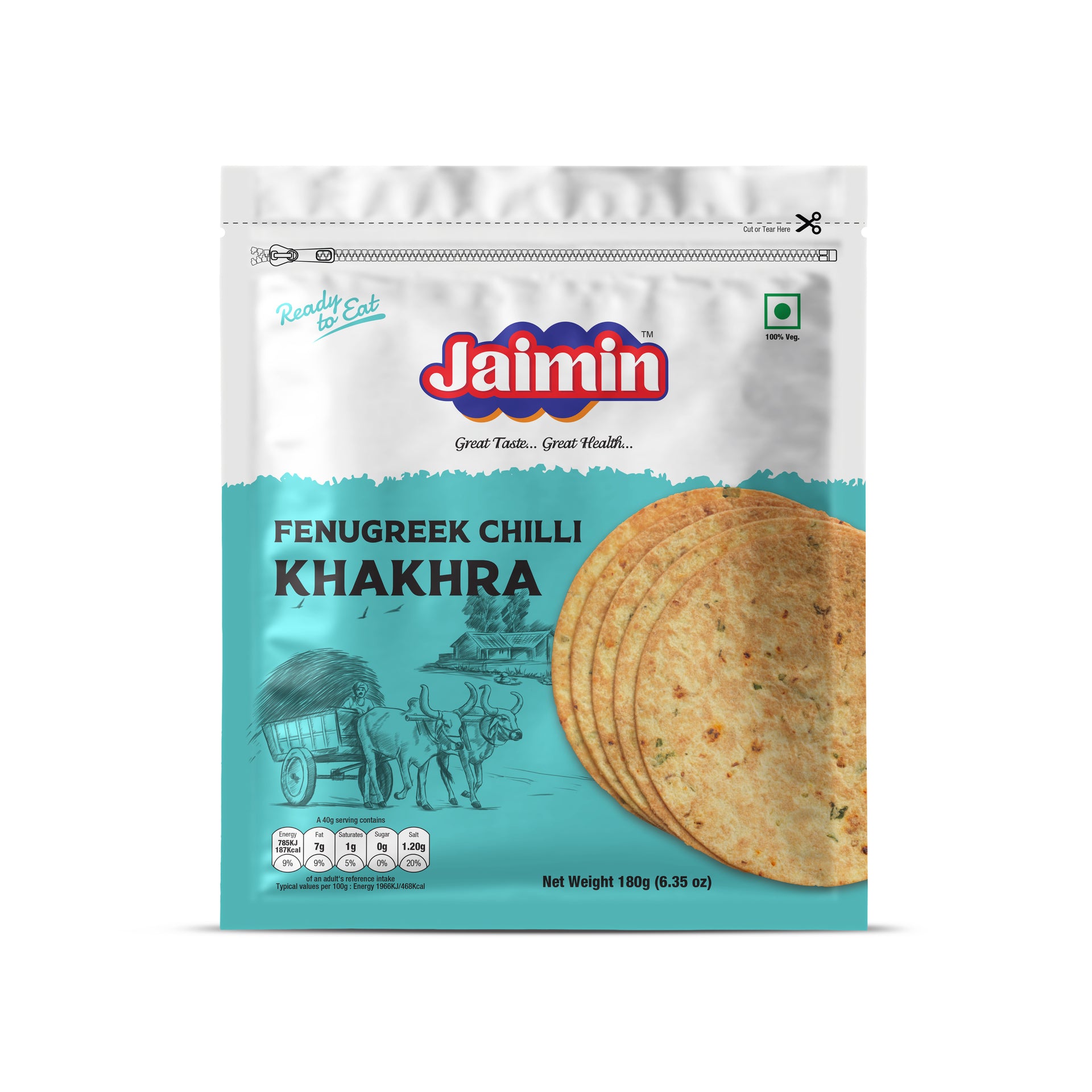 Jaimin Fenugreek Chilli Khakhra
