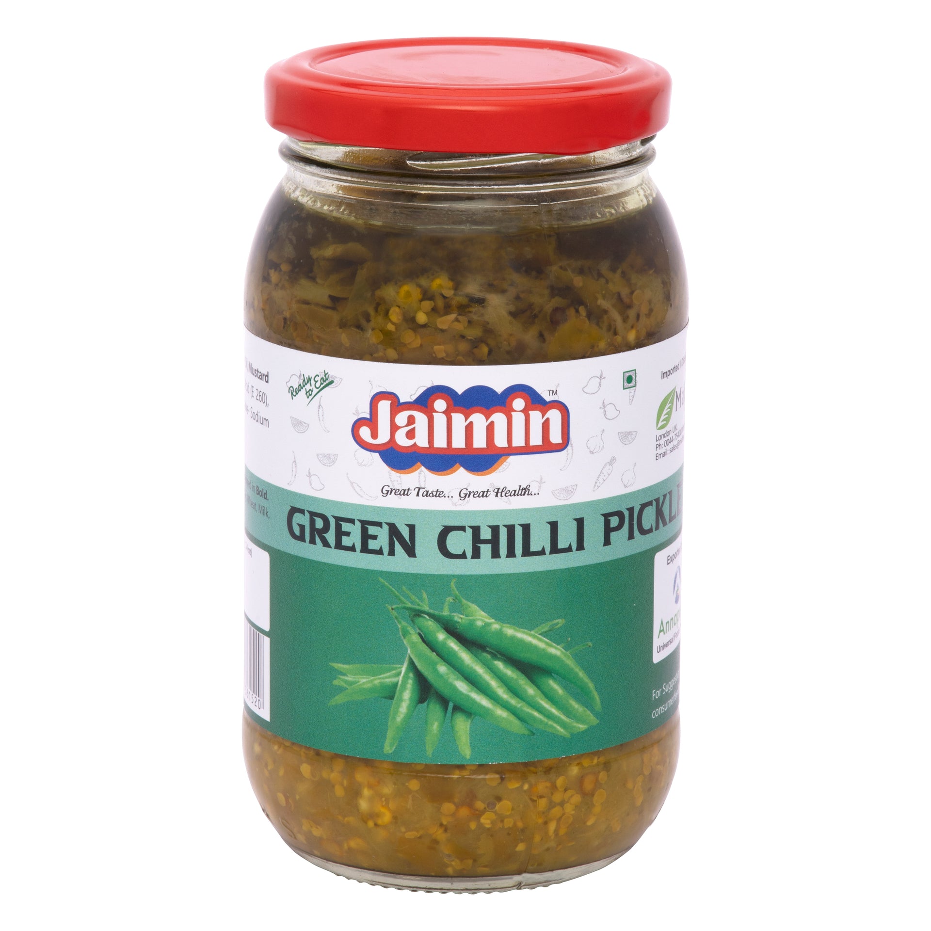 Jaimin Green Chilli Pickle