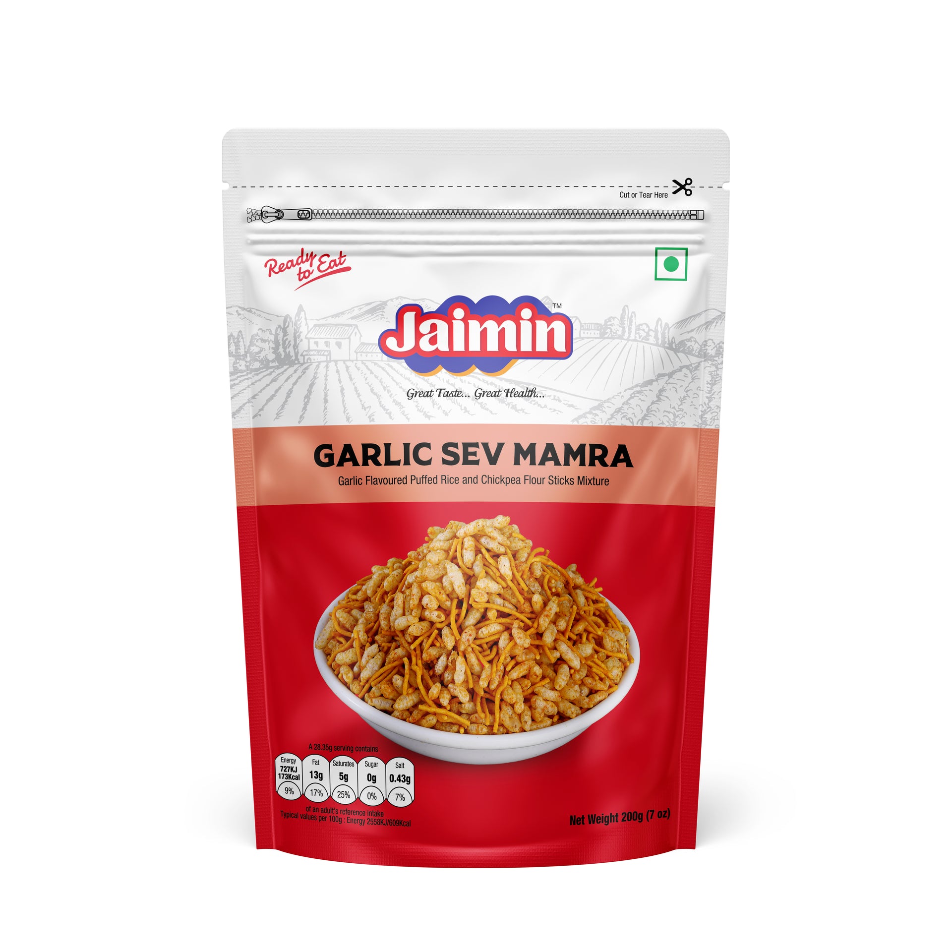Jaimin Garlic Sev Mamra