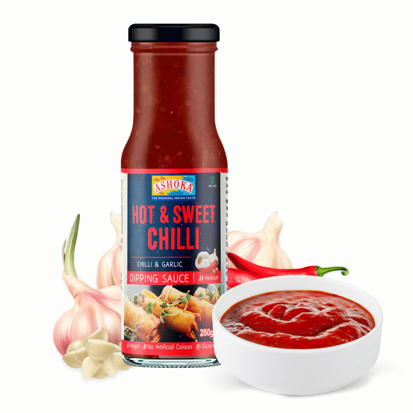 Ashoka Hot & Sweet Chilli Sauce 250g