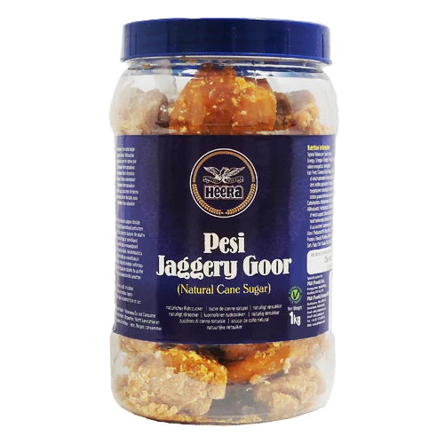 Heera Pesi Jaggery Goor (Jar) 1Kg
