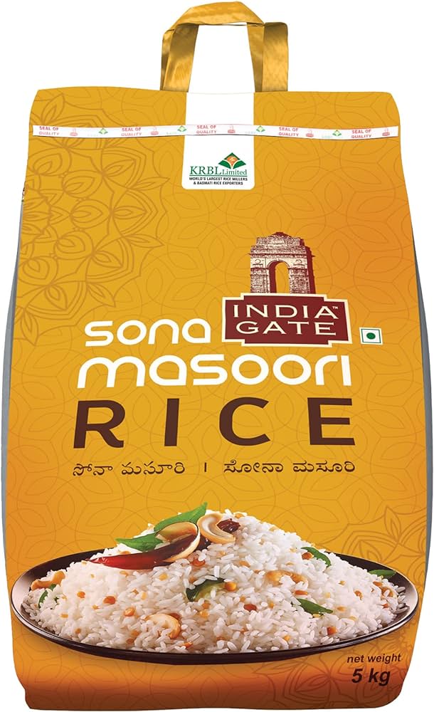 India Gate Sona Masoori Rice 5Kg
