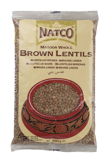 Natco Brown Lentils 500g