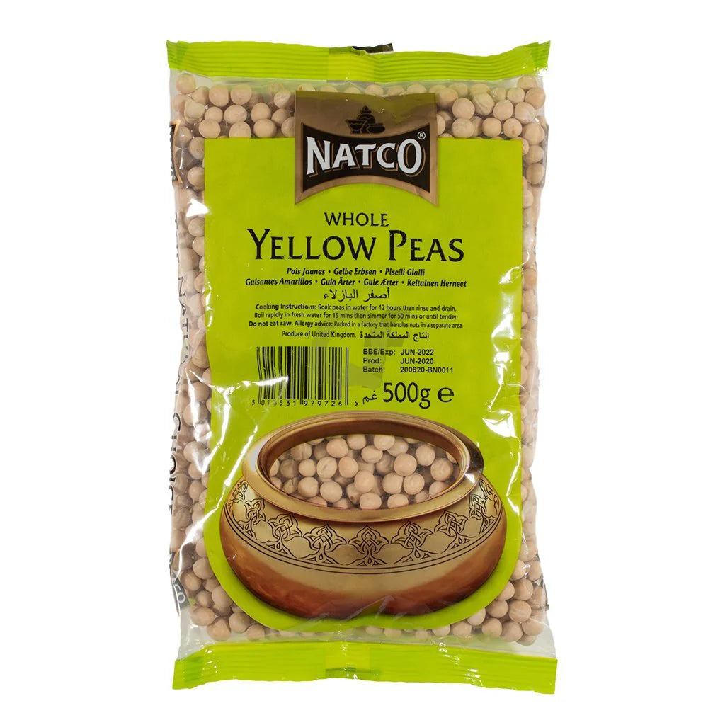 Natco Whole Yellow Peas 500g
