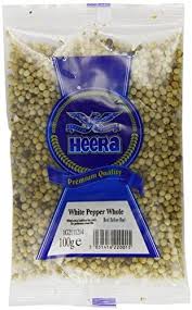 Heera White Pepper Whole 100g