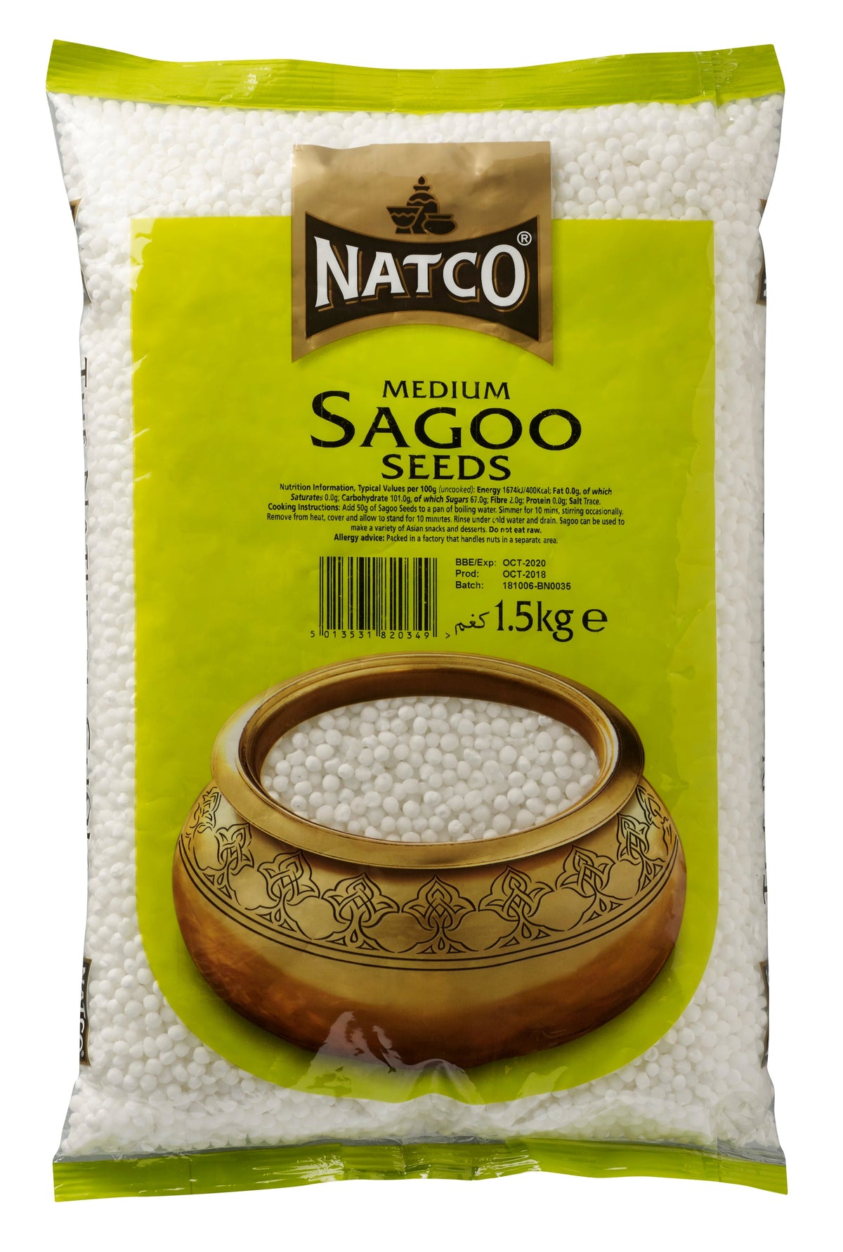 Natco Sagoo Seeds 375g