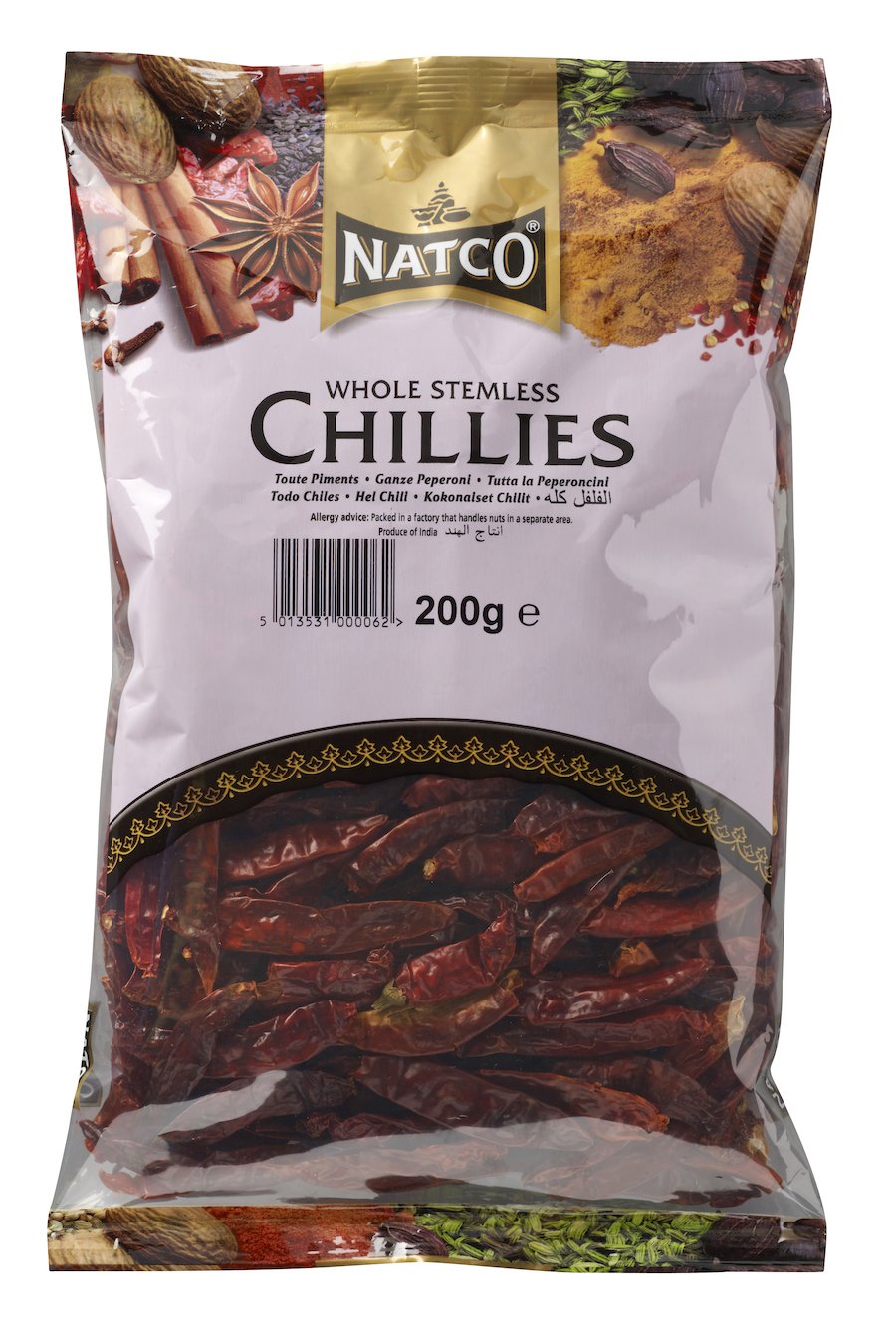 Natco Whole Stemless Chillies
