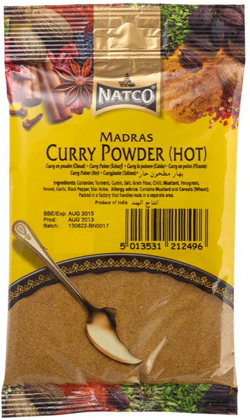 Natco Hot Madras Curry Powder 400g