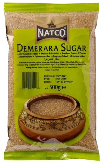 NATCO DEMERARA SUGAR 500G