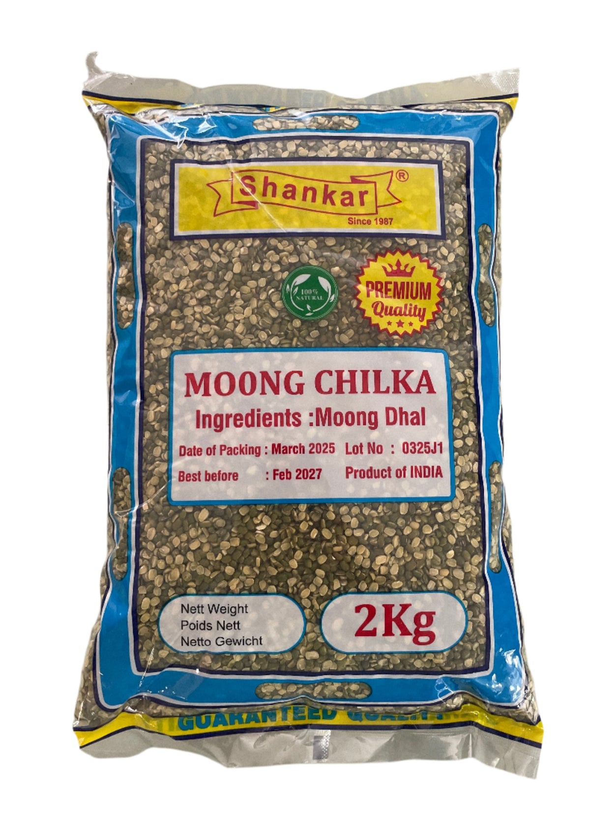 Shankar Moong Chilka 2Kg