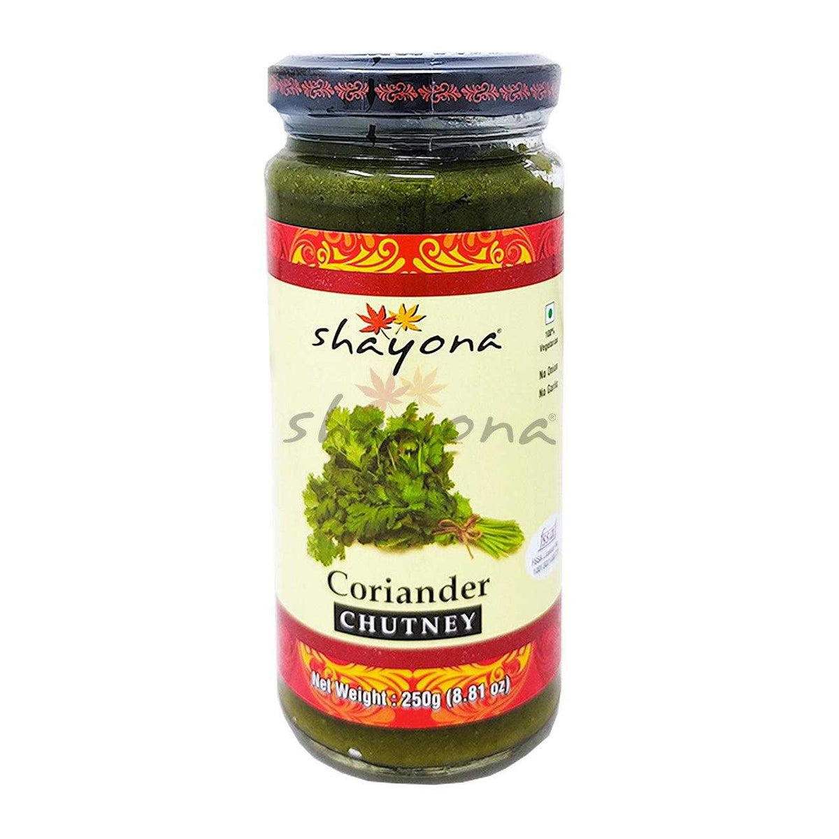 Shayona Coriander Chutney 250g