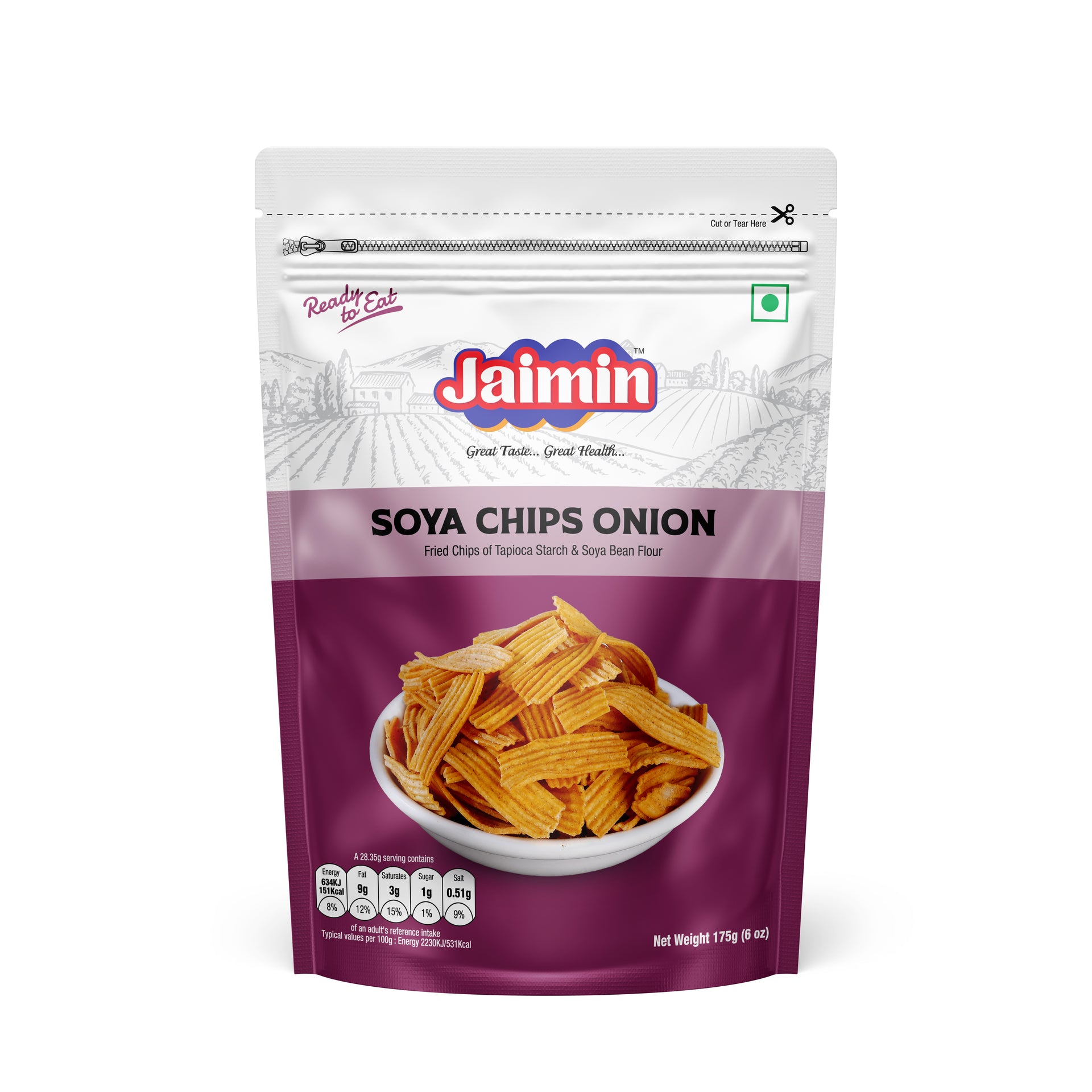 Jaimin Soya Chips Onion