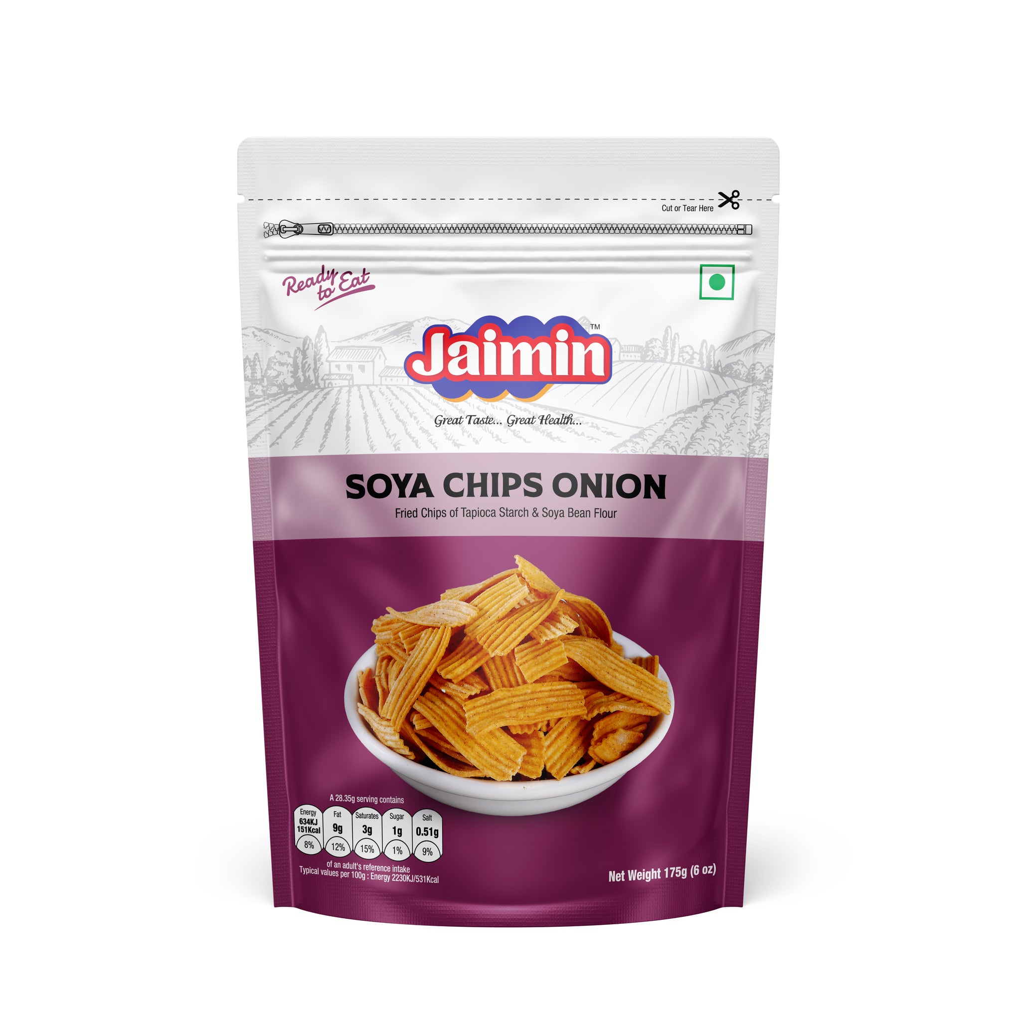 Jaimin Soya Chips Onion