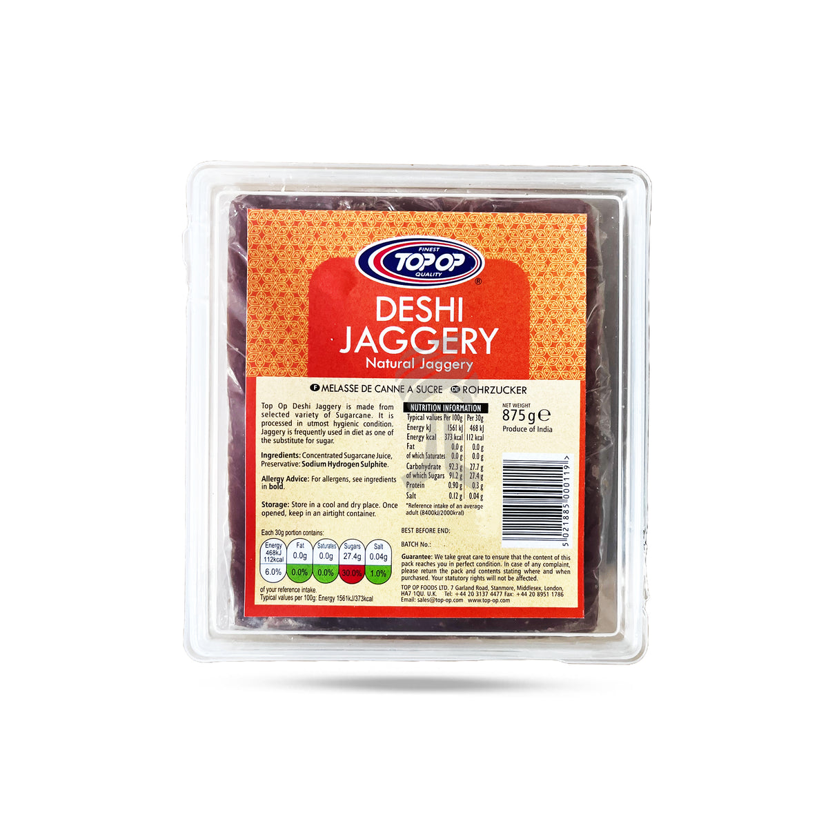 TOPOP DESHI JAGGERY 875G
