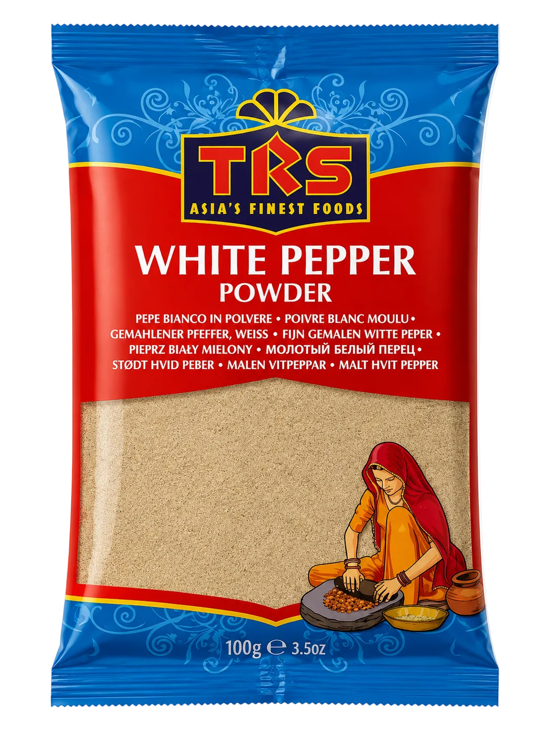 TRS WHITE PEPPER POWDER 100G