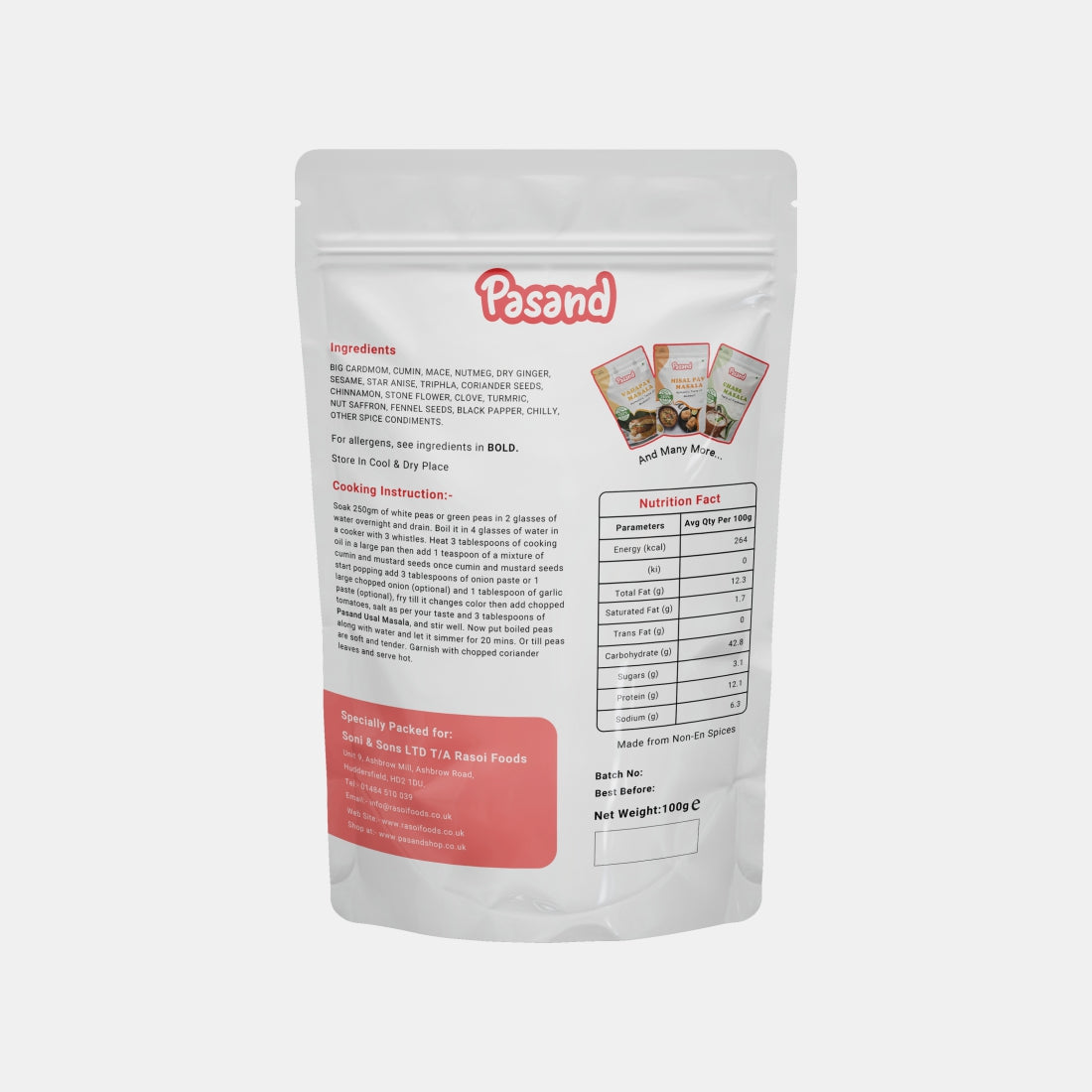 Pasand Usal Masala 100g