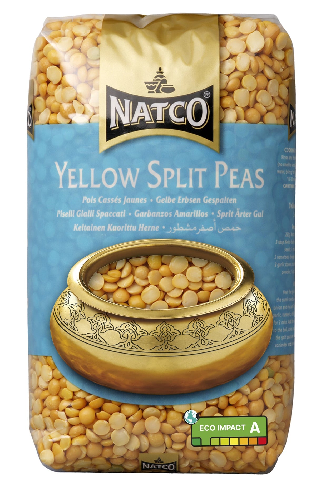 Natco Yellow Peas Whole 1kg