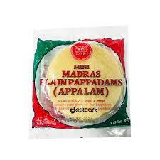 HEERA Appalam (Mini Madras Papadum, 3 Inch)