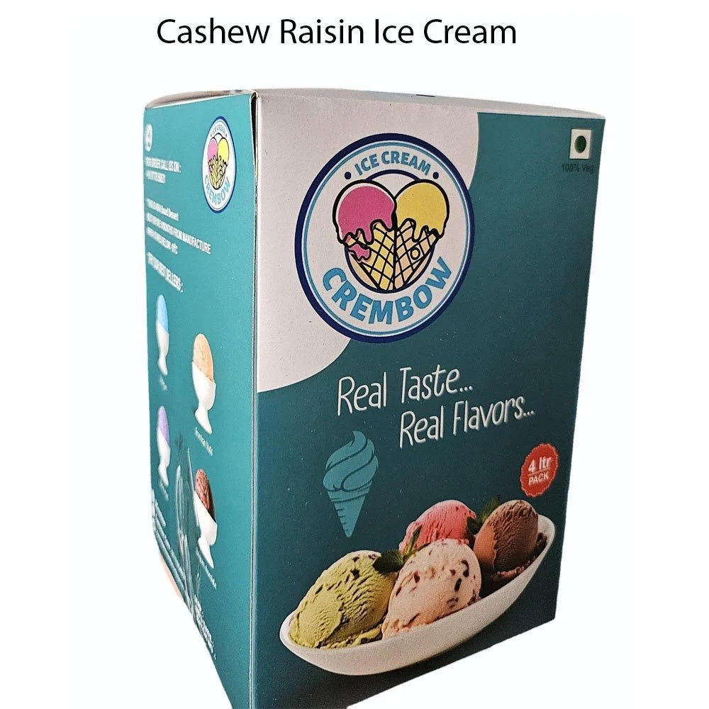 Everest Ice Cream Cashew & Raisin 900ml