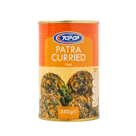 Top-op Curried Patra Hot 400g