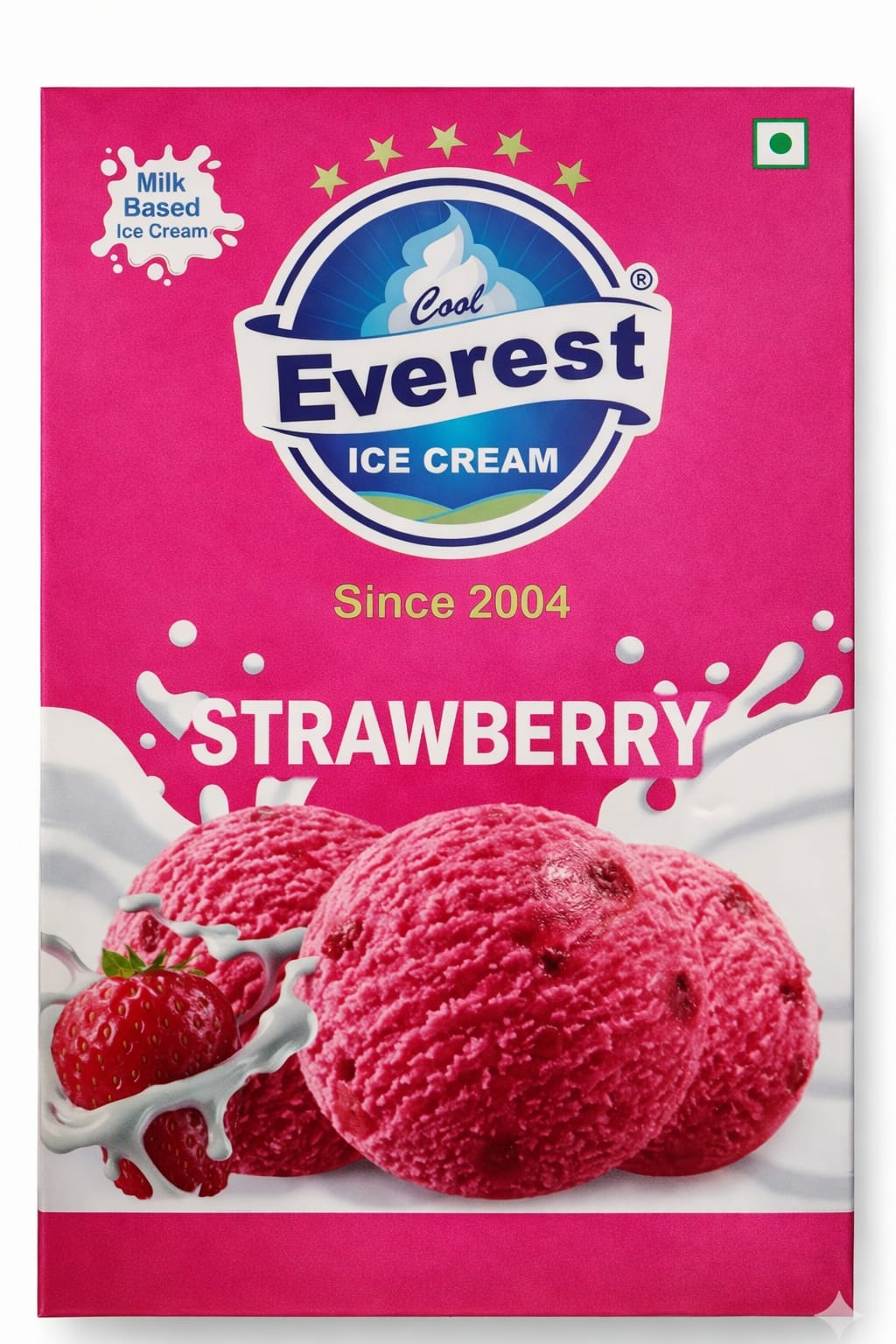 Everest Ice Cream Strawberry 1L