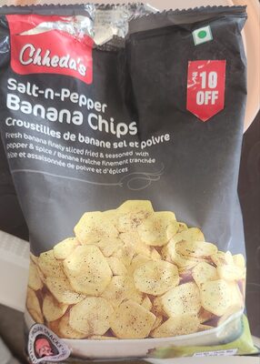 CHHEDAS SALT-N-PEPPER BANANA CHIPS 170G
