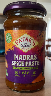 Pataks Madras Curry Paste 283g