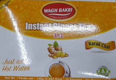 Wagh Bakri Instant Ginger Tea 140g