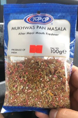 TOPOP MUKHWAS PAN MASALA 100G