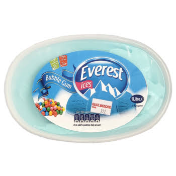 Everest Ice Cream Bubblegum 1L