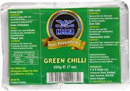 HEERA Mini Papad Green Chilli