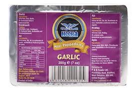 HEERA Mini Papad –Garlic