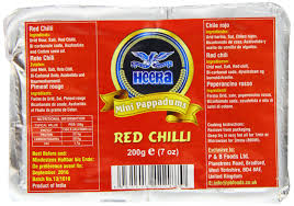 HEERA Mini Papad –Red Chilli