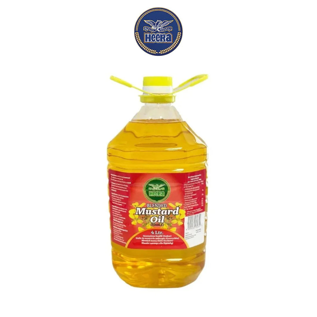 HEERA EDIBLE BLENDED MUSTARD OIL 4LTR