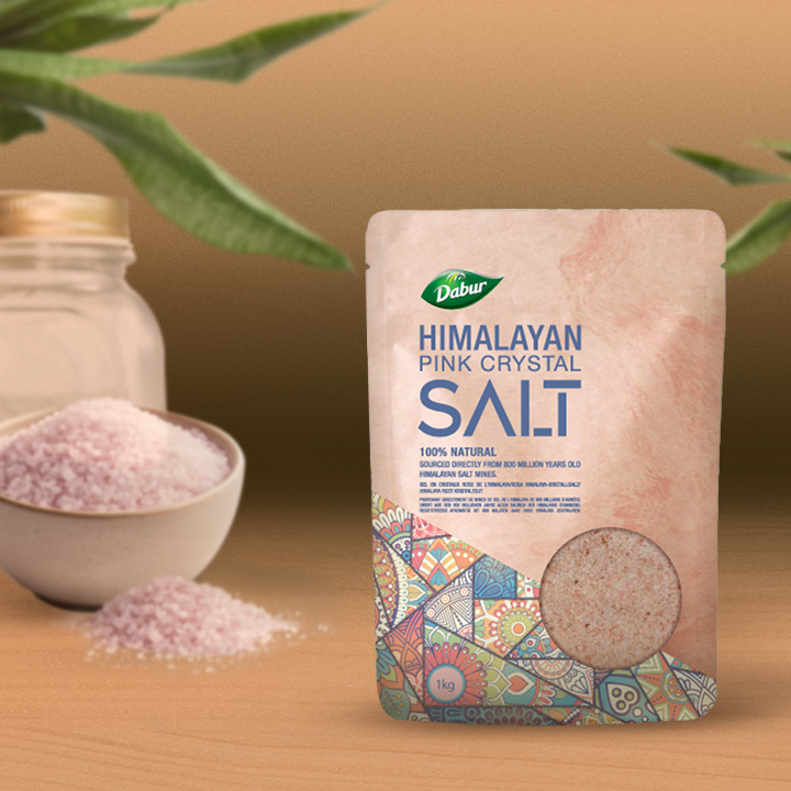 Dabur Himalayan Pink Crystal Salt 1Kg